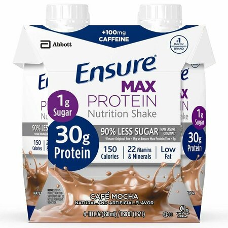 ENSURE MAX PROTEIN NUTRITION SHAKE Ensure Max Protein Cafe Mocha Oral Supplement, 11oz Carton 66893